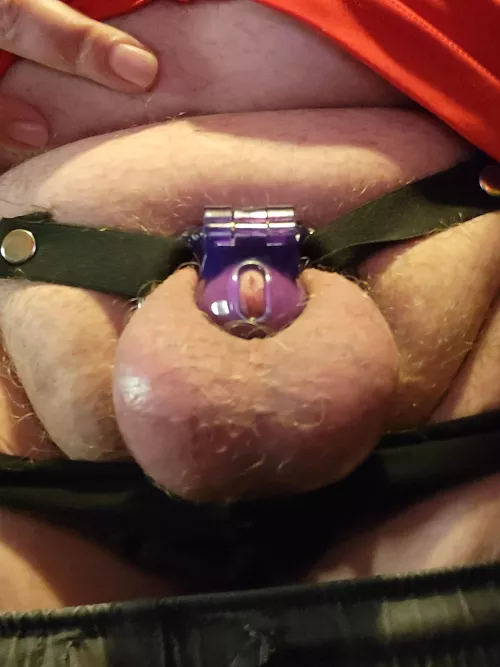 I love the feeling of being locked 🥵