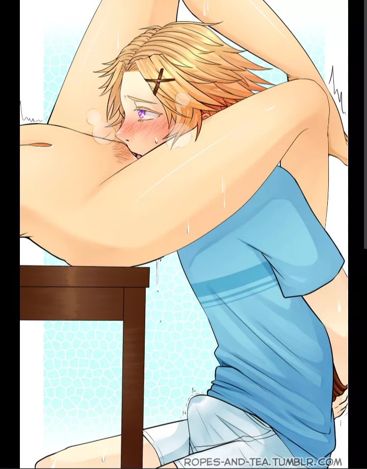 I wish I could find a gentle femdom who would put a femboy like me in this position 😫