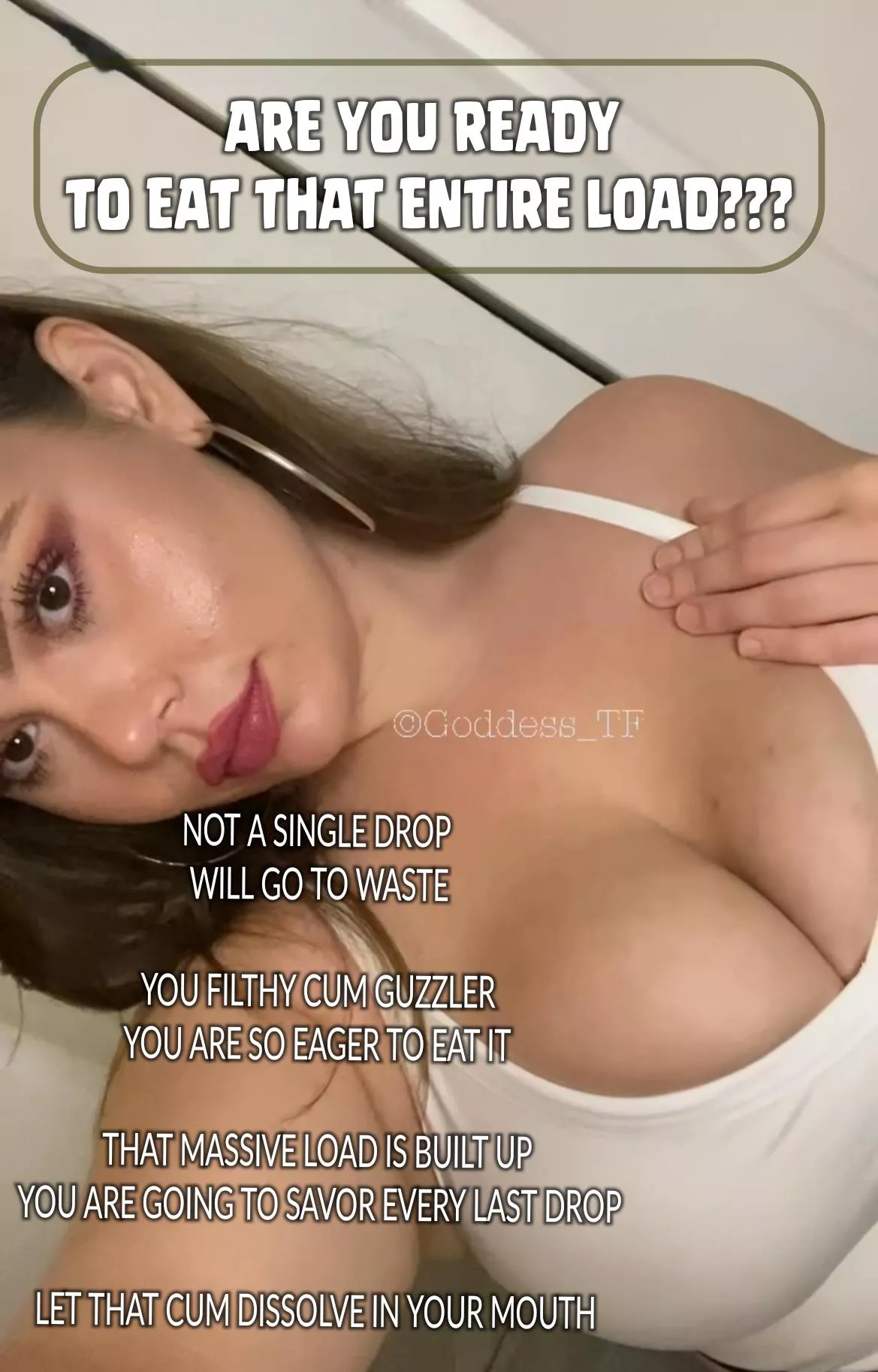 Let That Warm, Sticky Load Savor In Your Mouth Like A Good Filthy Cum Guzzler 🤤