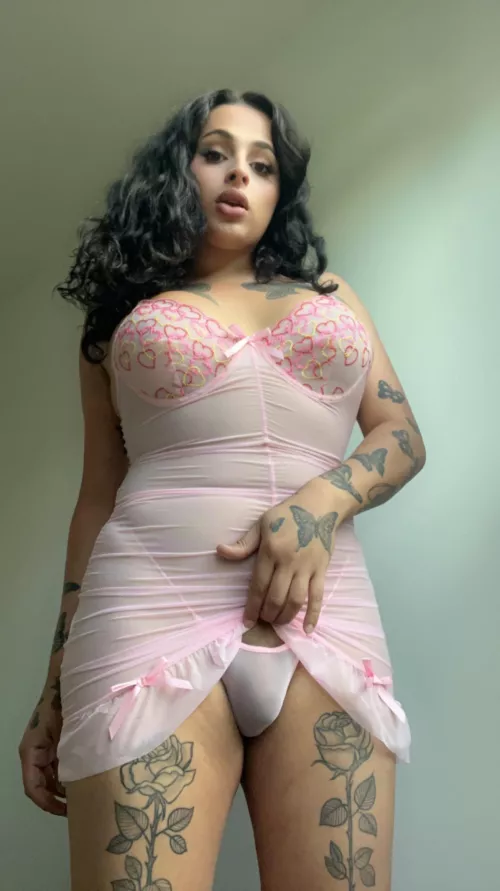 Let’s compare sizes? If you lose you put on panties too!