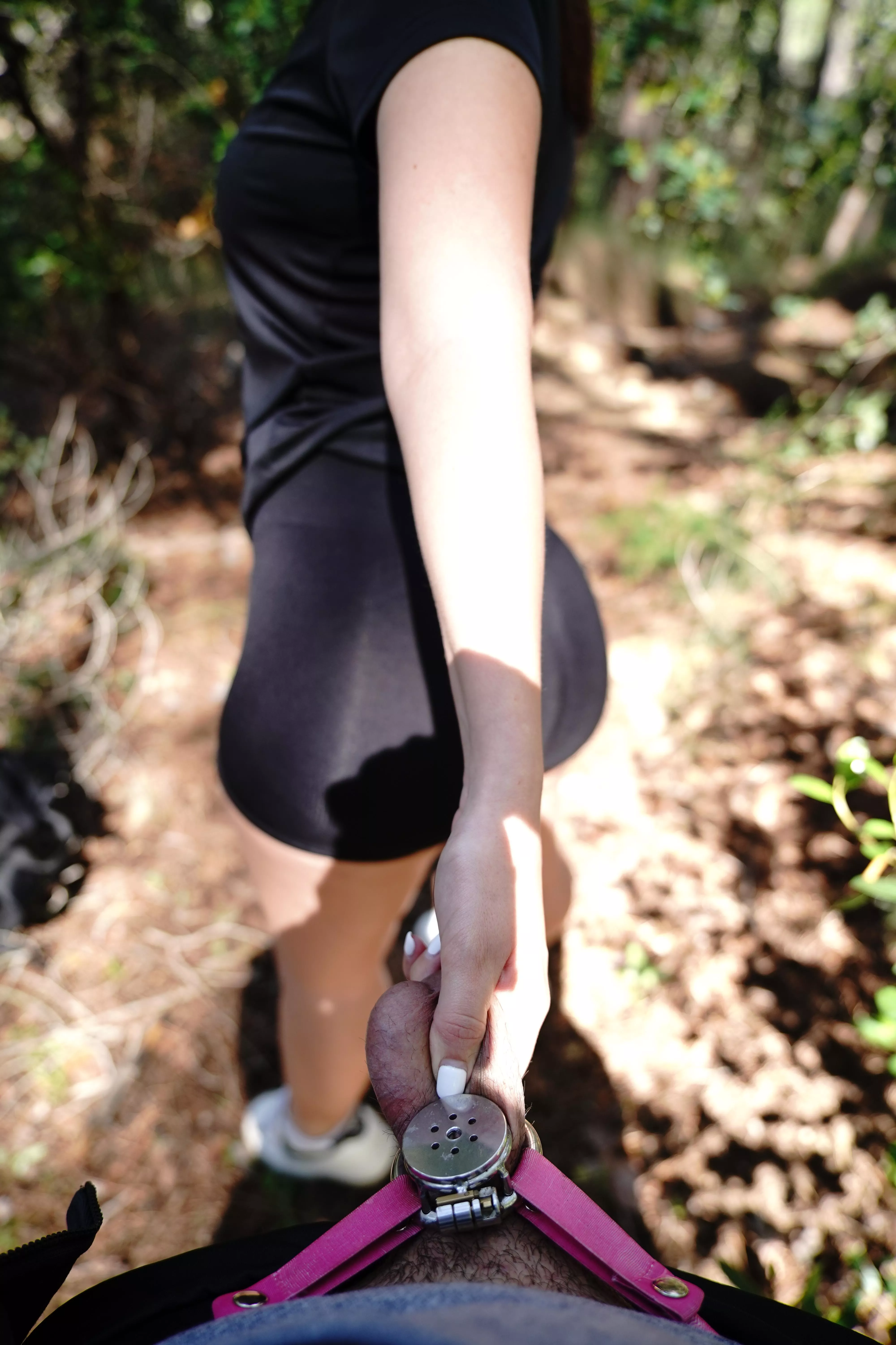 Let's go for a walk, puppy?