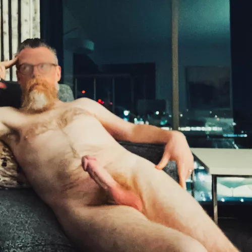 Lounging by the window