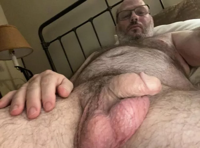 Love to watch my dick grow from soft to hard