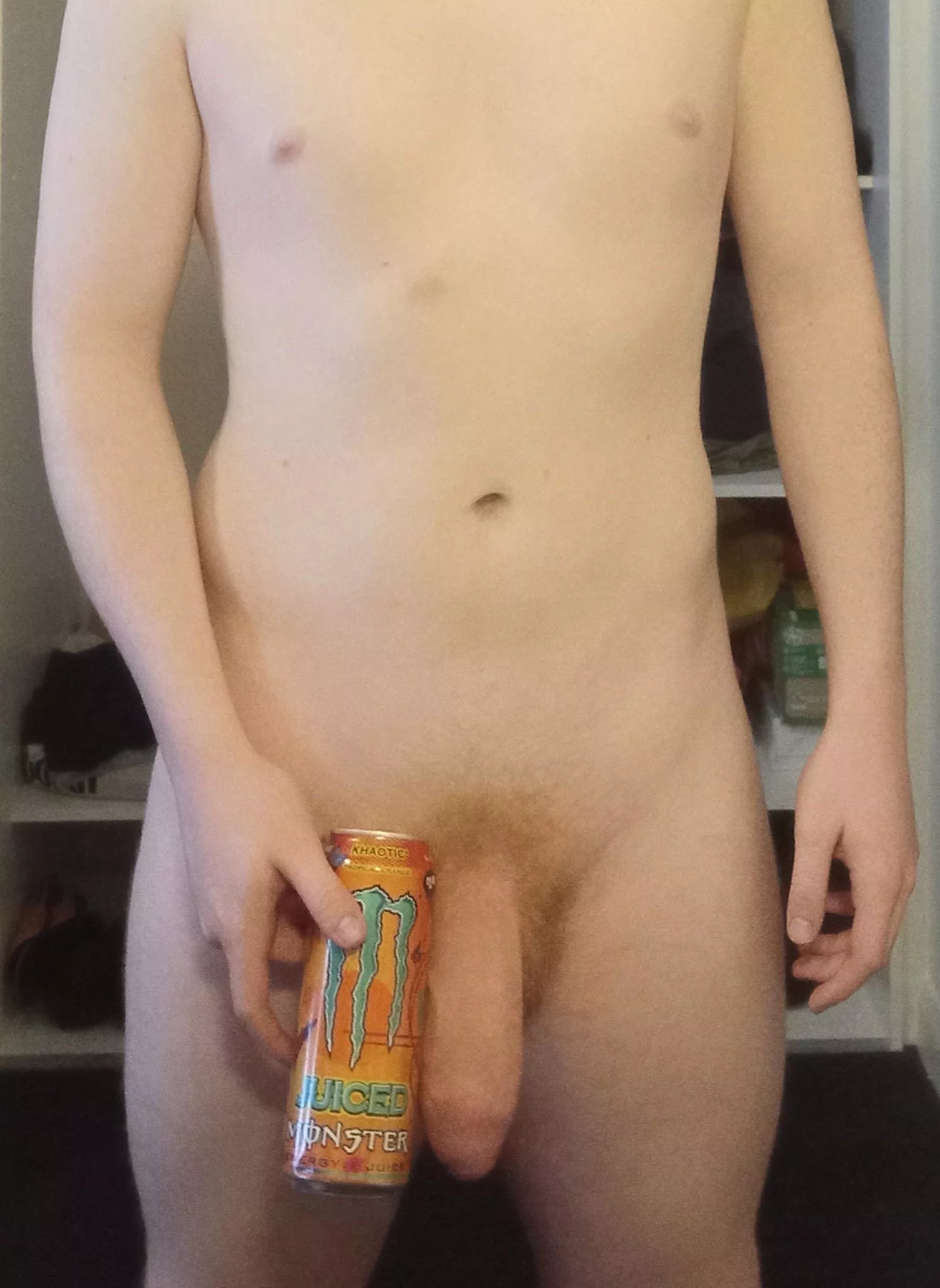 My softie compared to a monster can