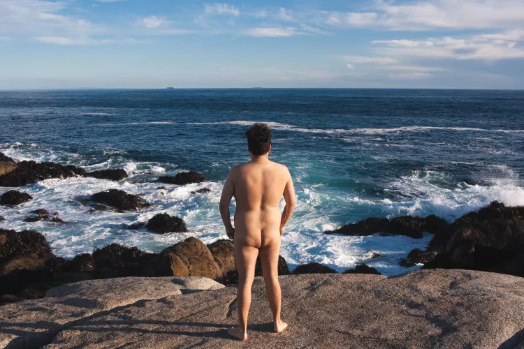 Naked in nature is the best