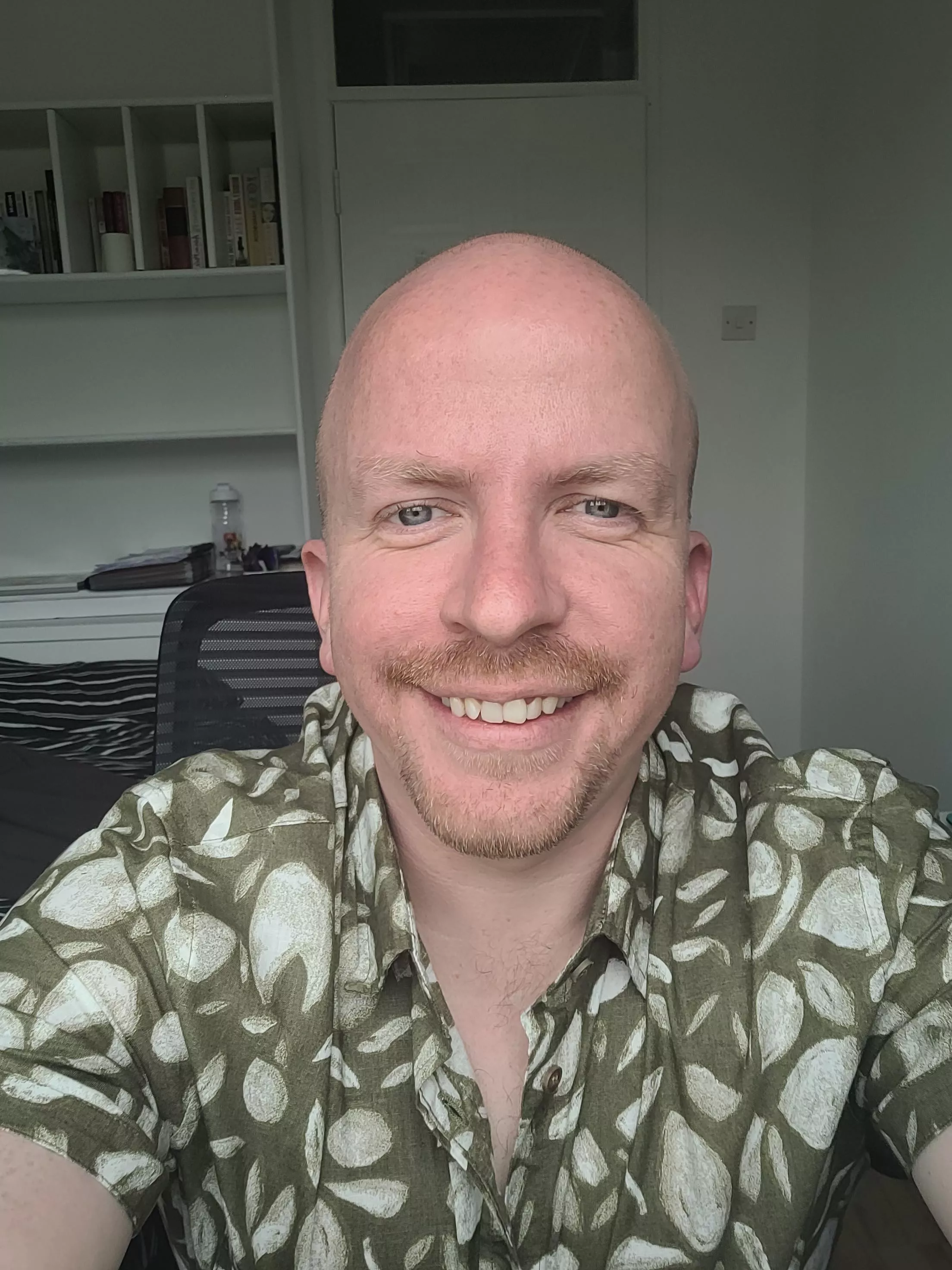 New shirt, same smile :-)