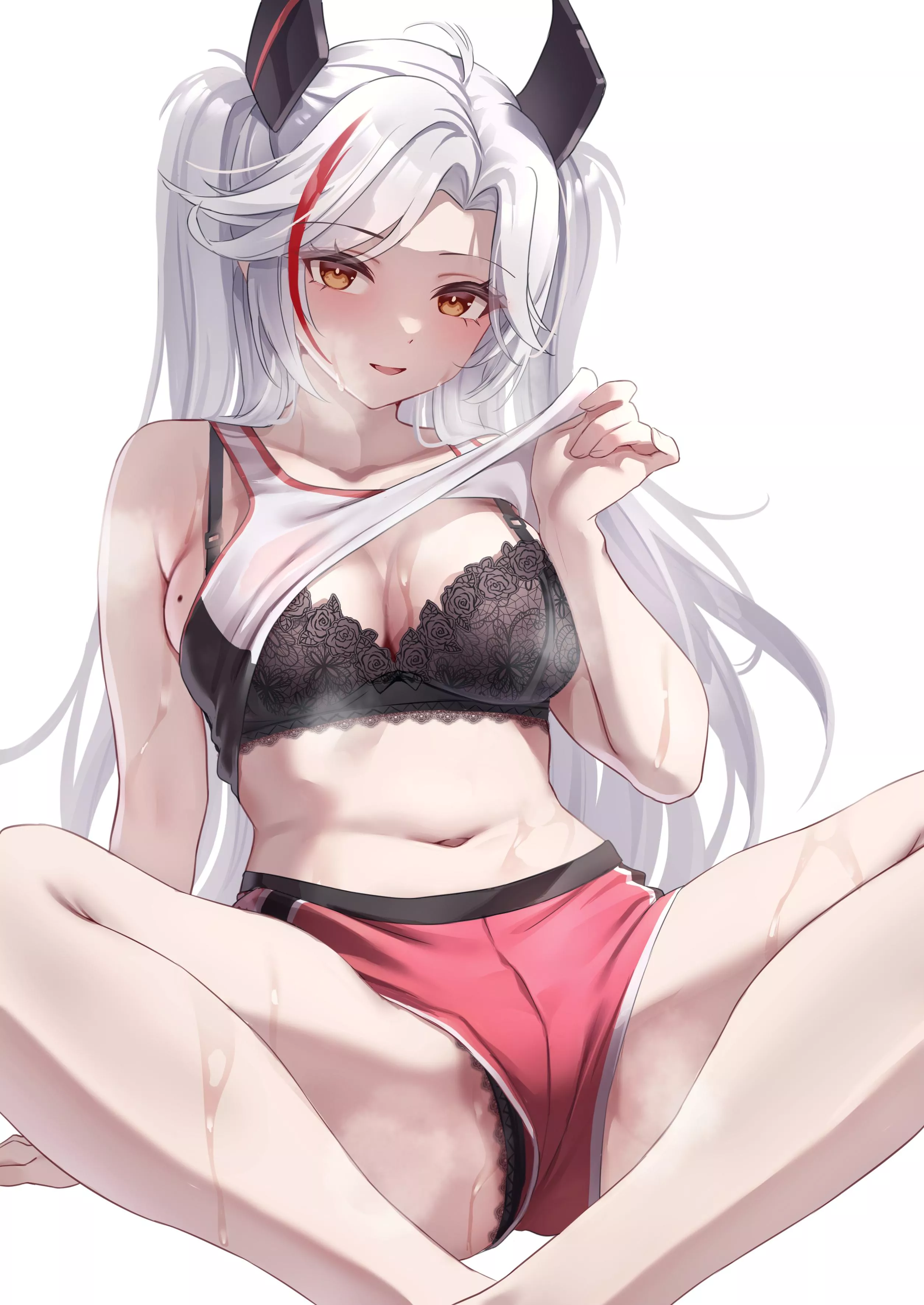 Prinz eugen feeling a little hot