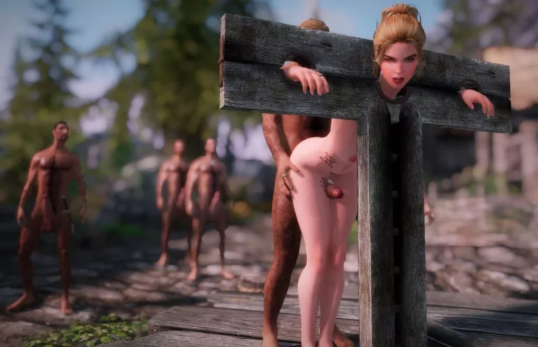 Public use pillory (Gerdur, Riverwood)