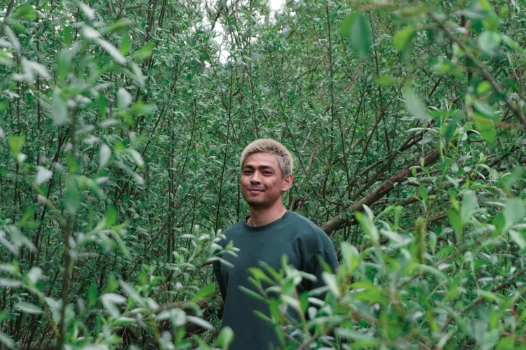 Reconnecting with nature... lol jk