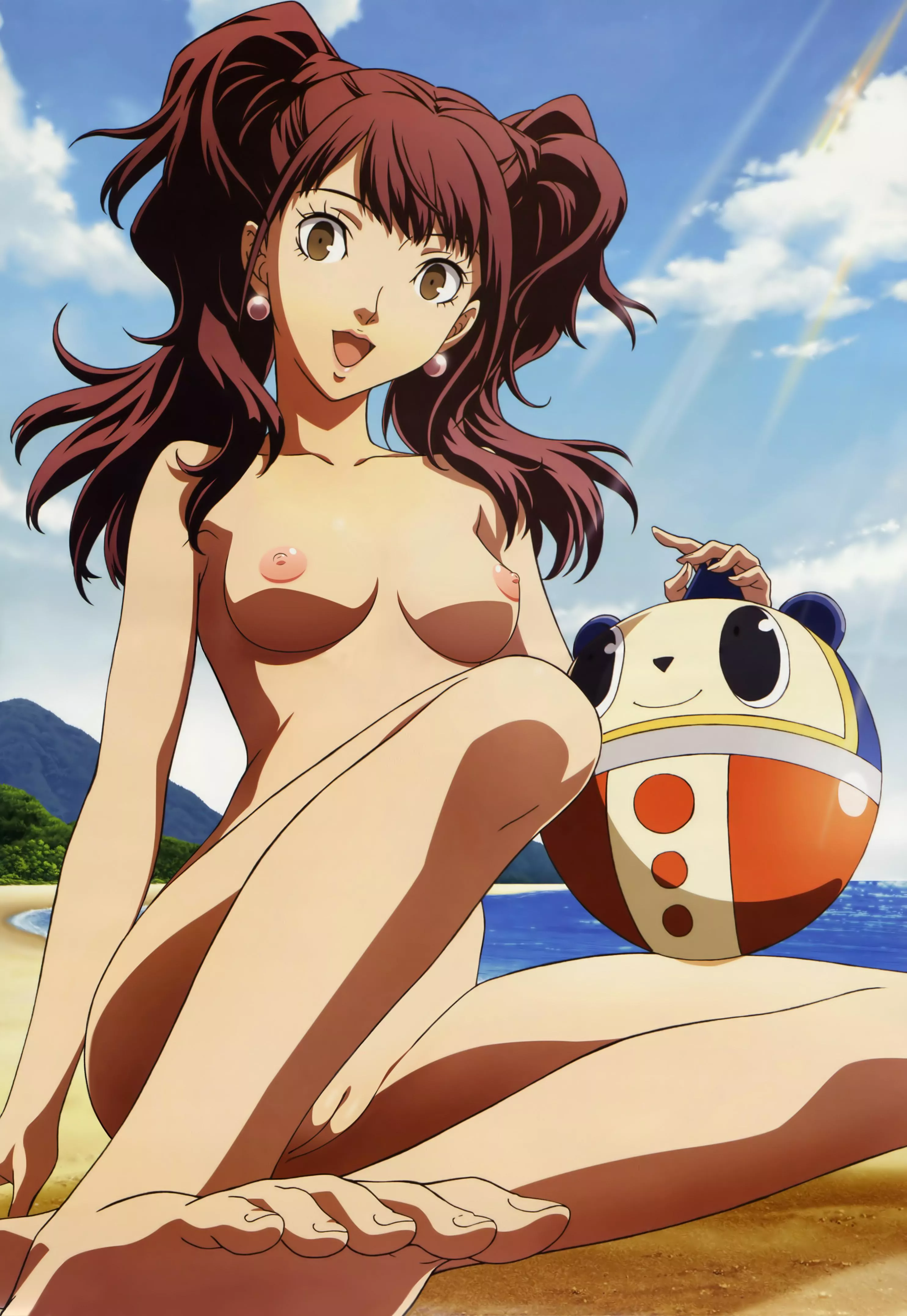 Rise happily nude on the beach [Persona 4] (nakahara kiyotaka)