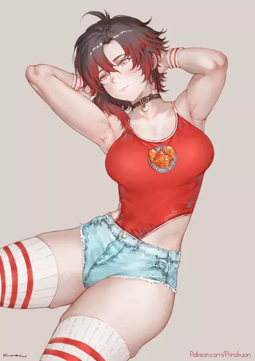 Ruby is enjoying this heat ig