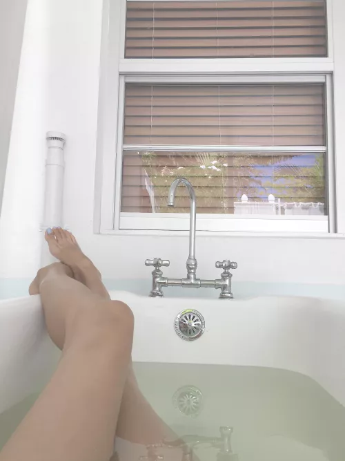 Soaking it all in, care to drink my bath water?