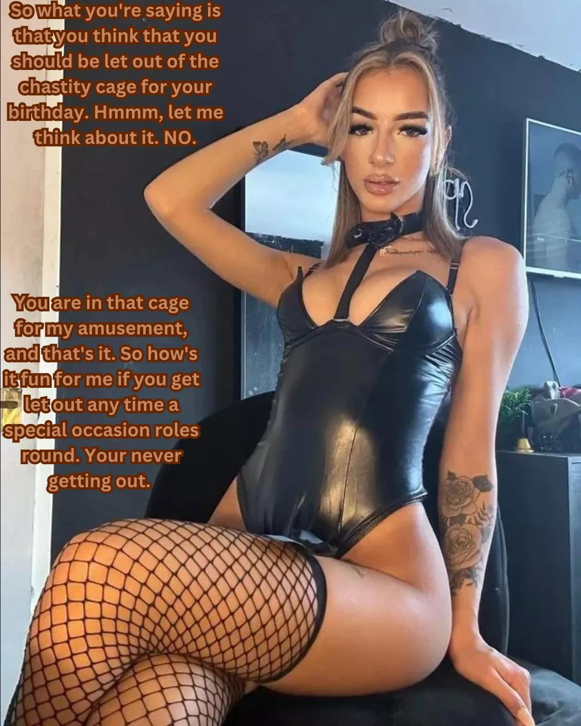 The only way you deserve 