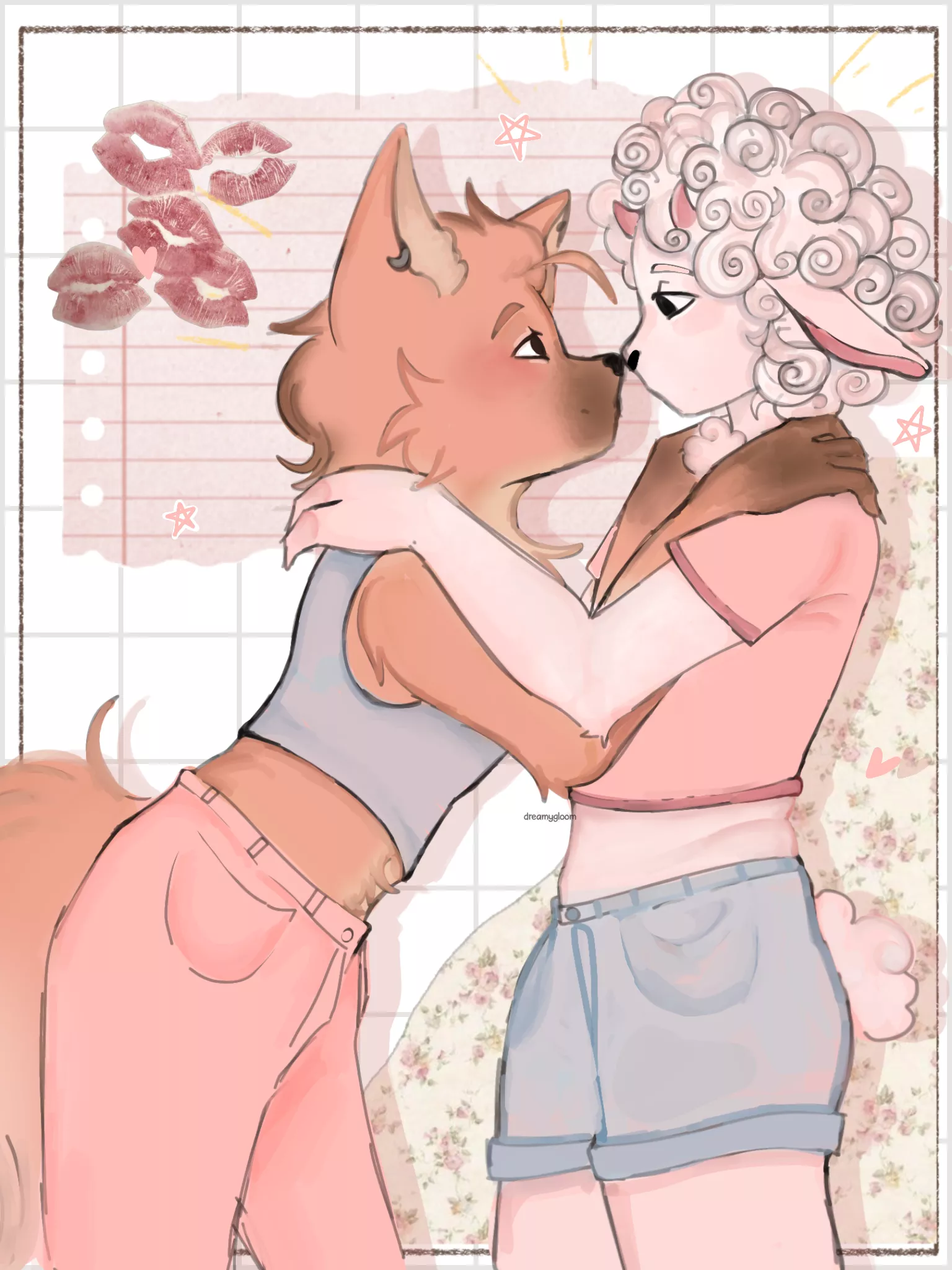 the sheep and the wolf<3 [ Art by me!]