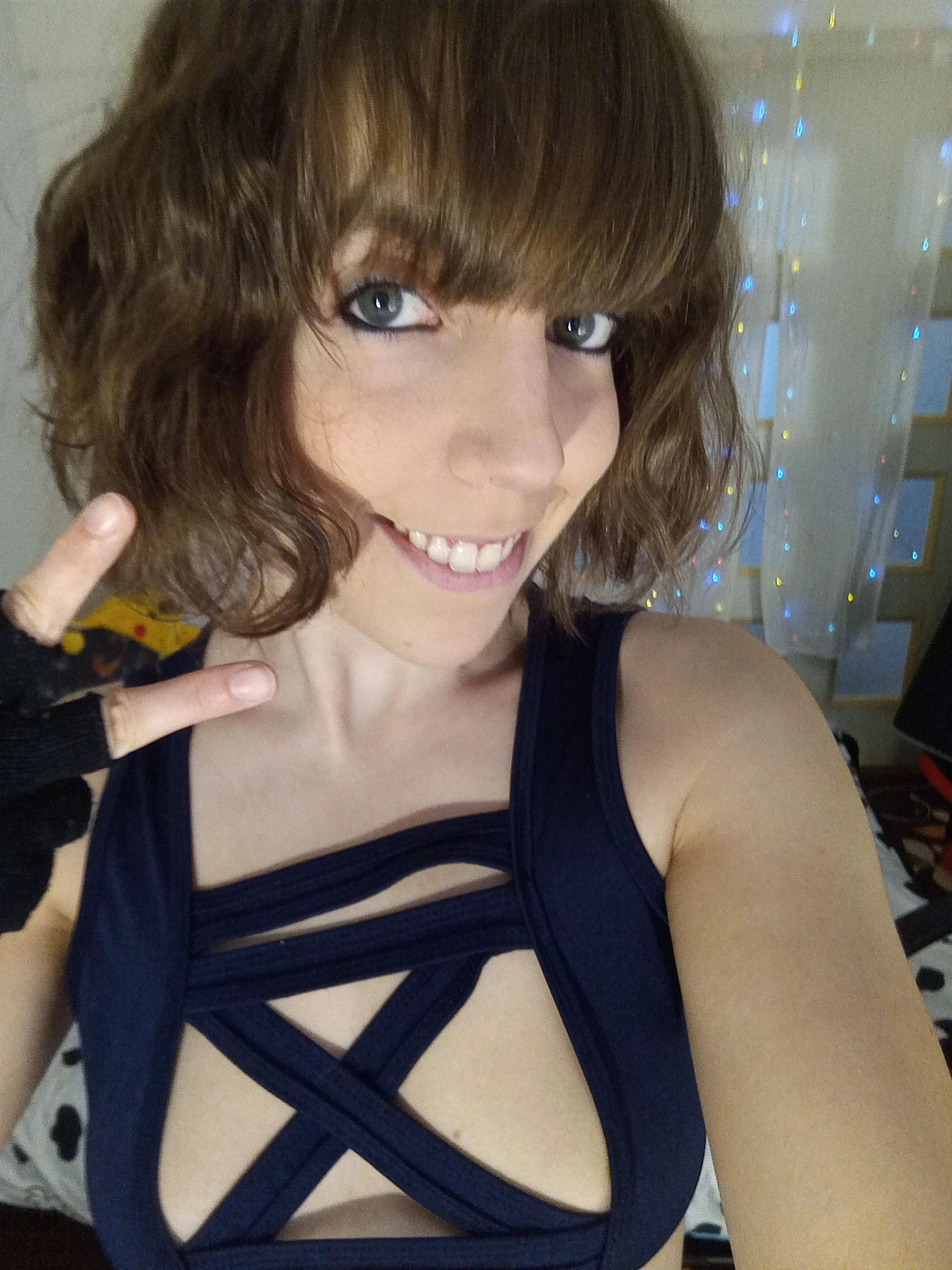 Trying to look cool. Not sure if succeeding.