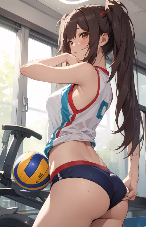 Volleyball Girl (pixai)