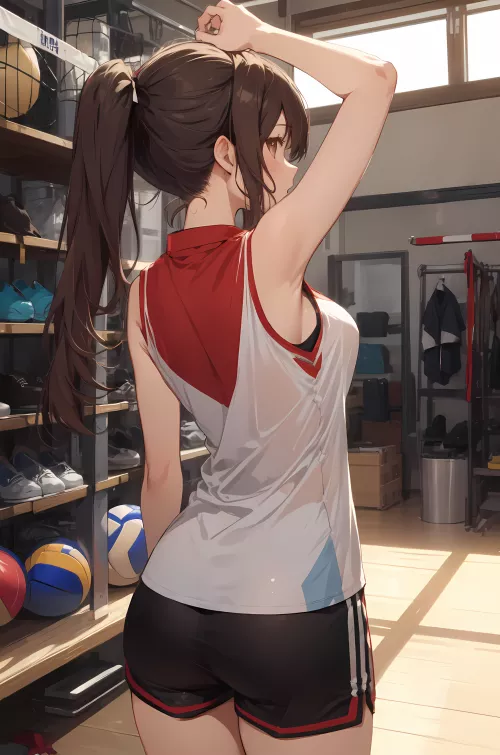 Volleyball Girl (pixai)