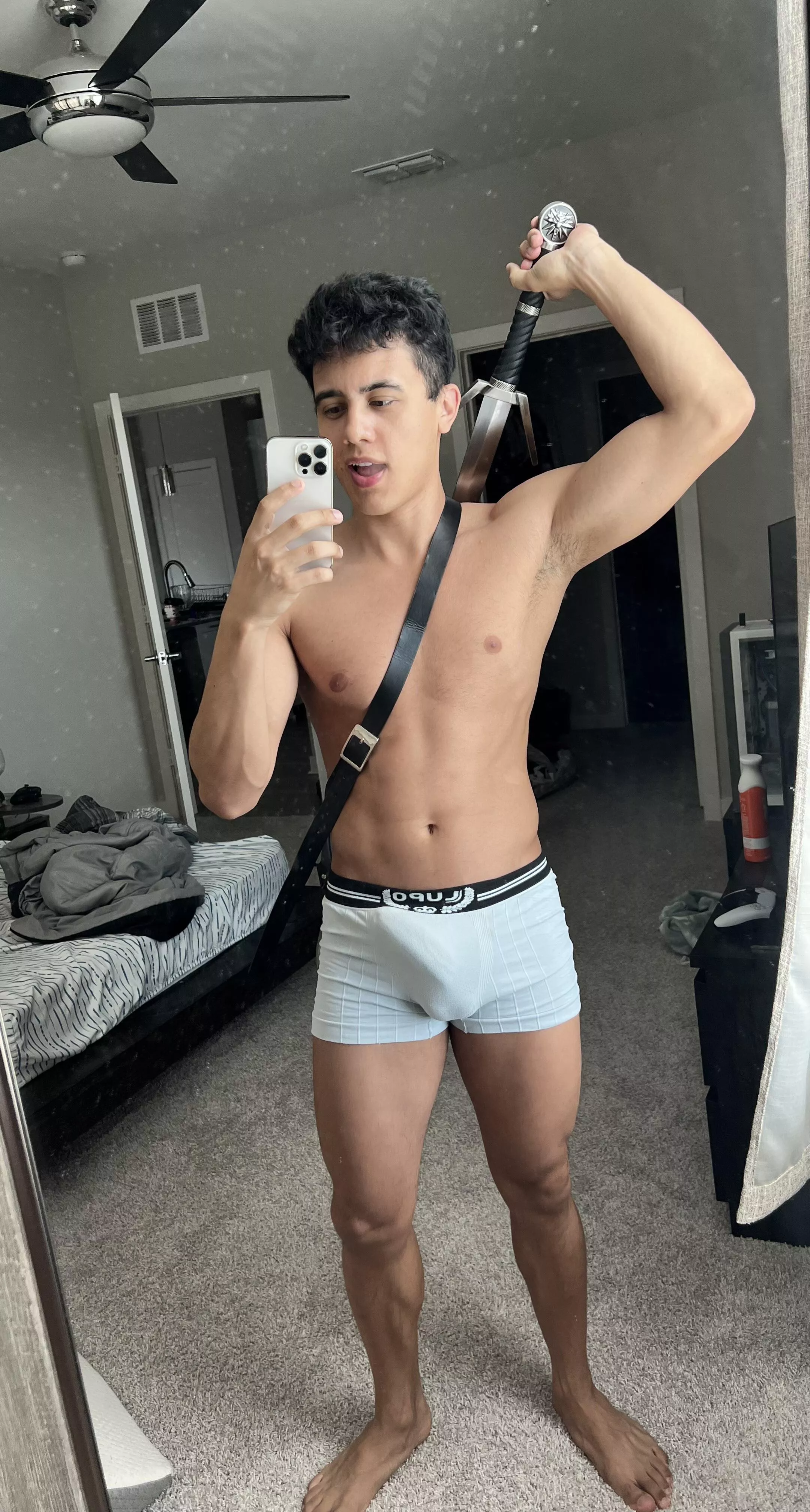 Wanna play with my sword?