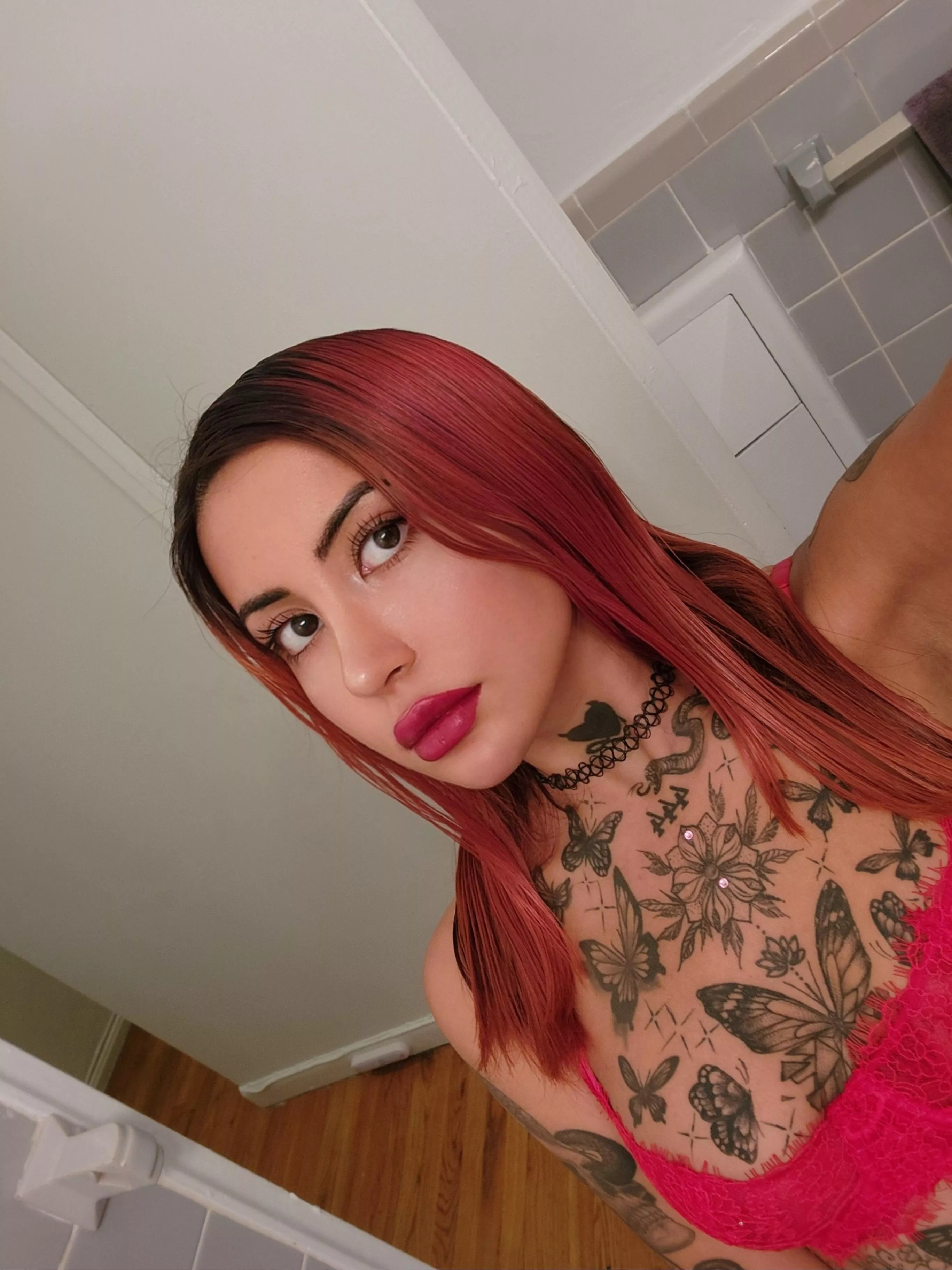 You deserve a tattooed redhead who love creampies 