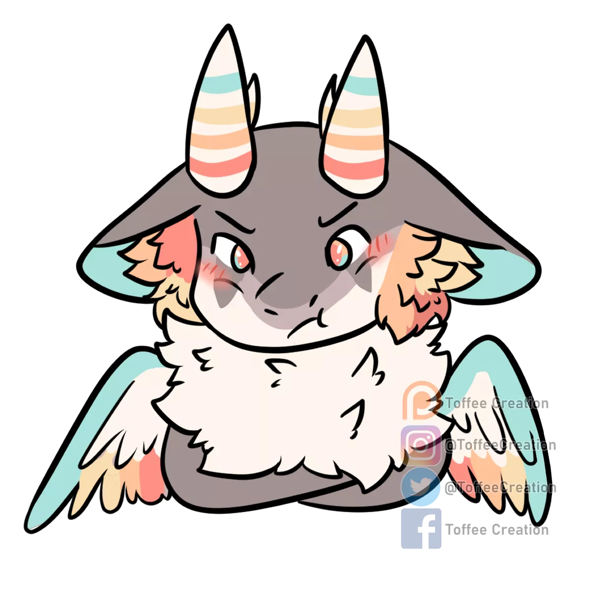 A little grumpy floof!
