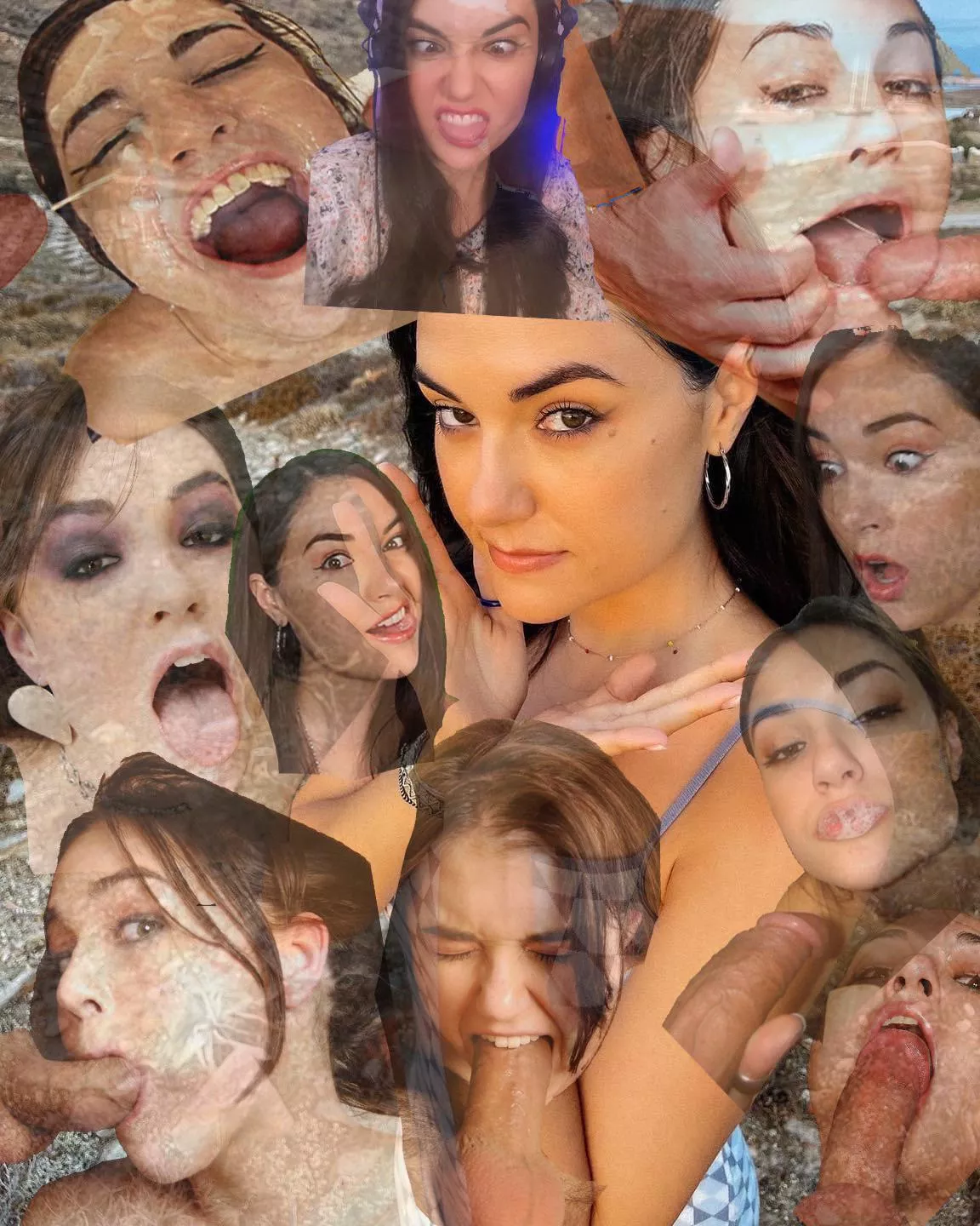 A quick visual summary of Sasha Grey’s face 