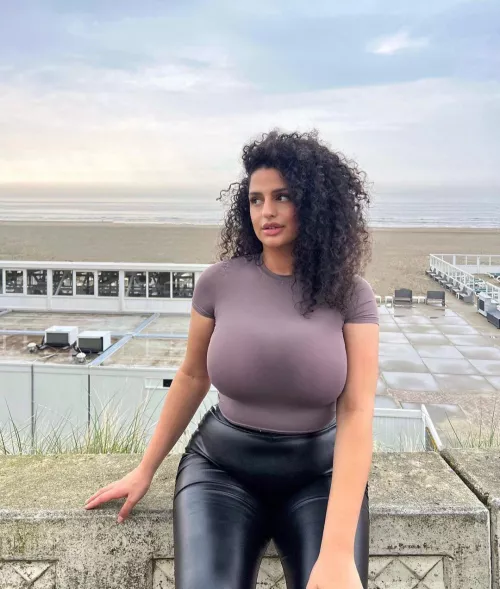 A tight outfit not to hide but just to cover