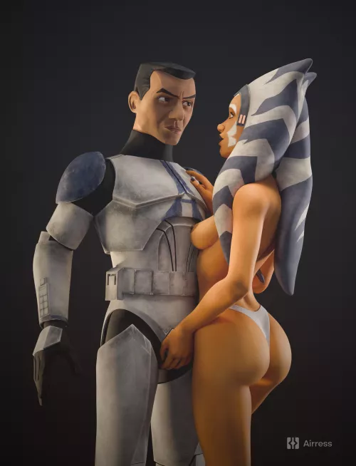 Ahsoka rewarding the troops (Airress)