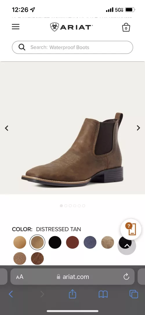 Ariat booker Ultra western boot