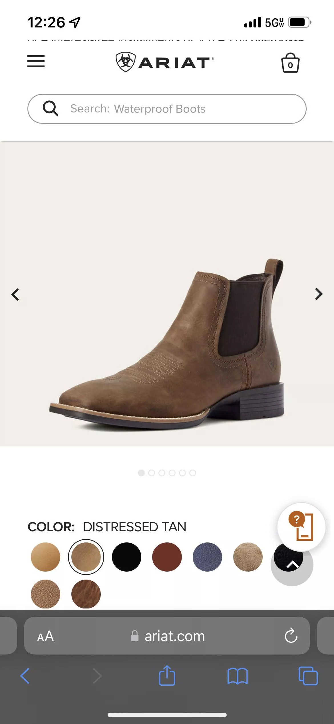 Ariat booker Ultra western boot