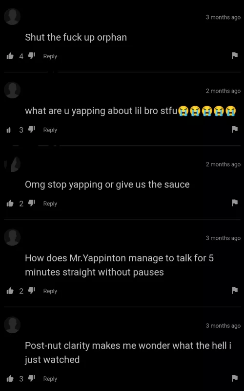 Bro all he said was one sentence 😭