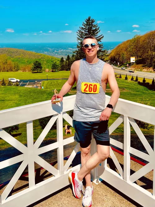Did a 5k summit mount race this morning last minute and ended up winning my age group for the guys!