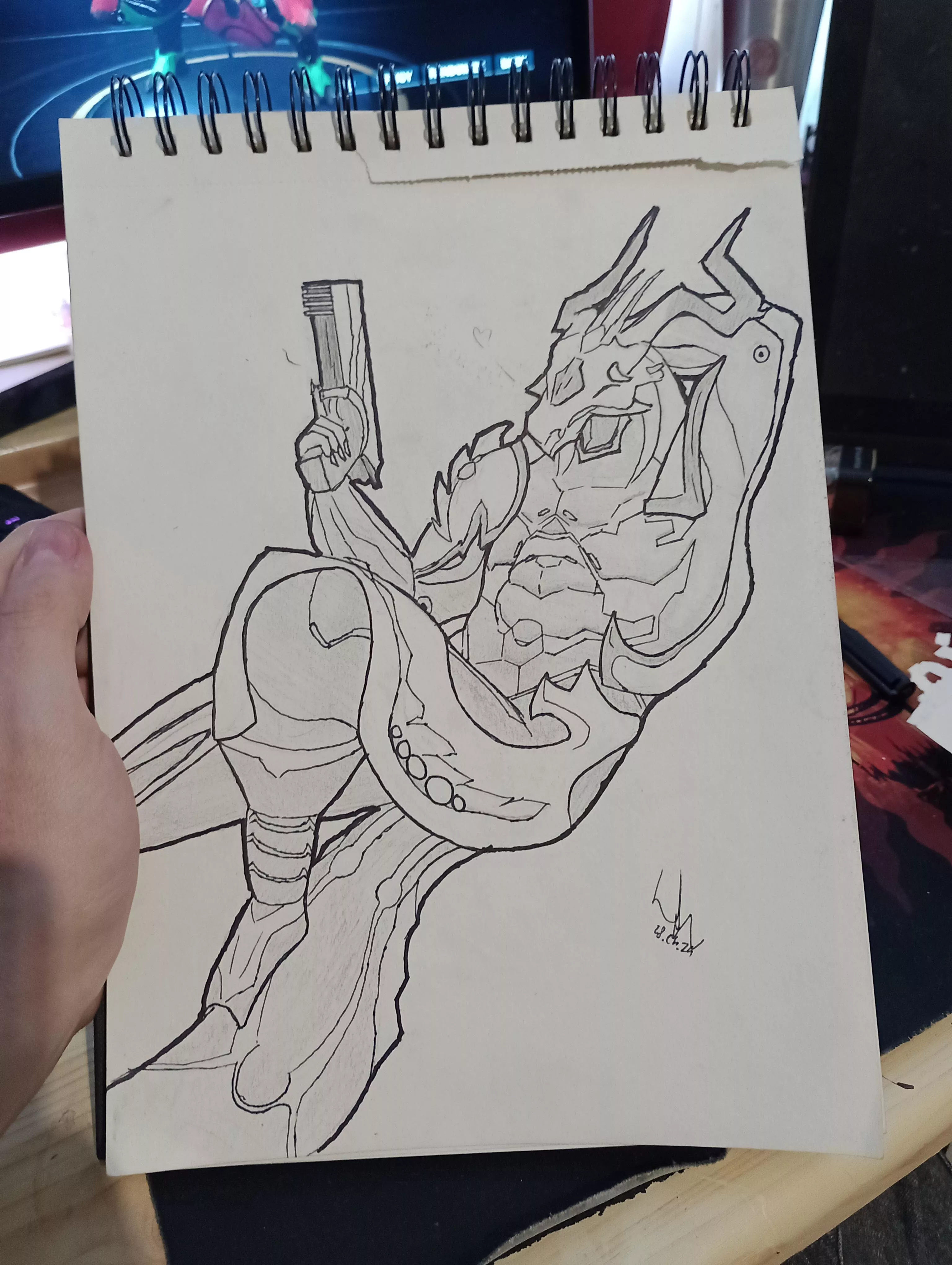 Does Chroma from Warframe count as furry? (art by me)