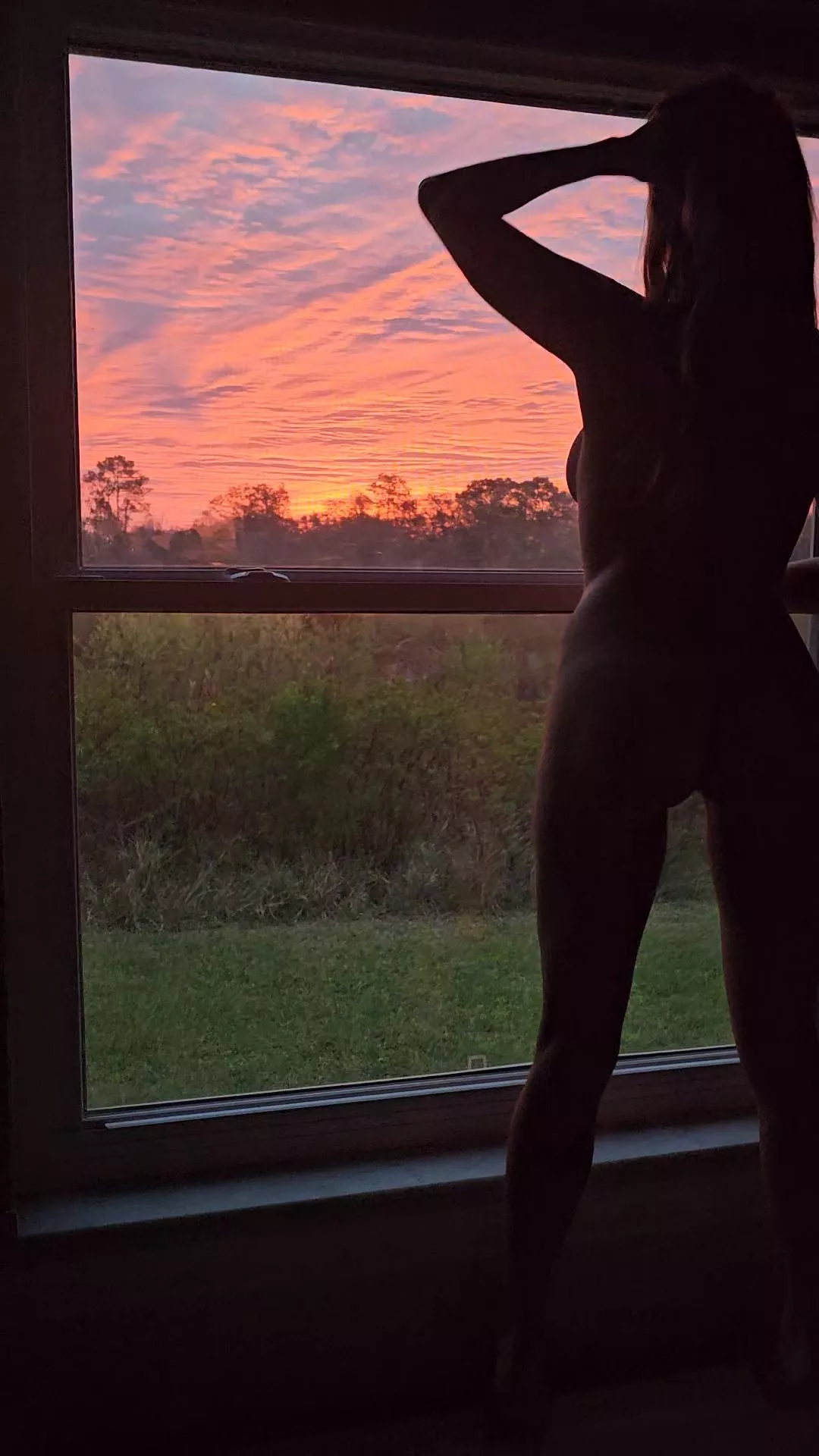 Embracing the sunrise with a touch of sophistication and allure