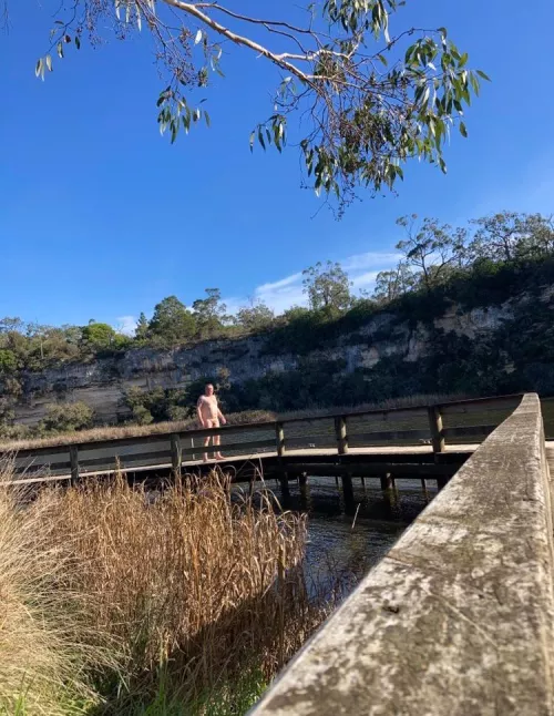 Enjoying the day at the river 