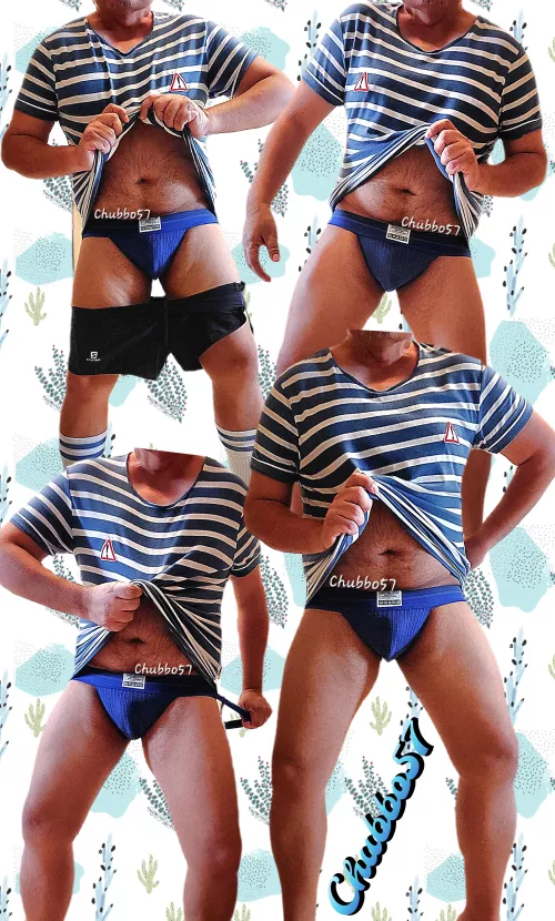 Ever wondered what other dadbods are wearing under their exercise gear, at the park over the weekend? 😁🩲💙🧢😉