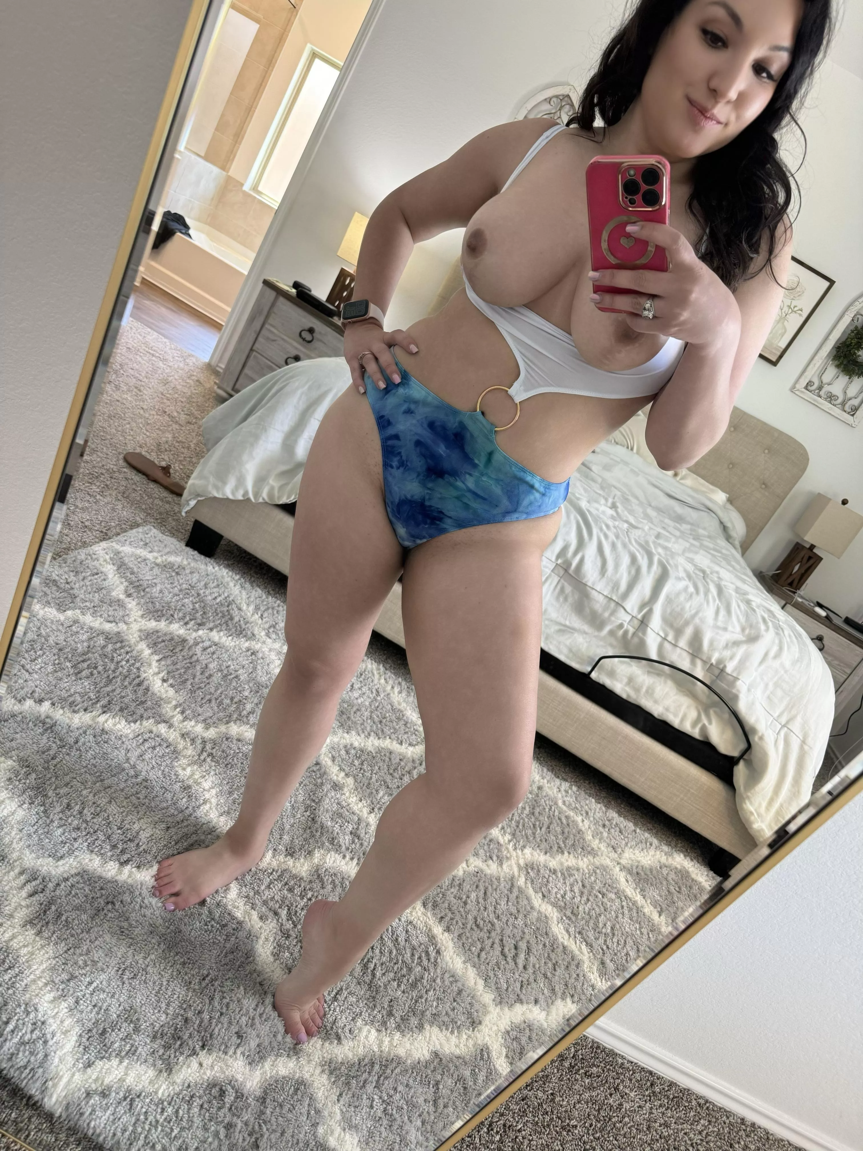 I ask you to come over to fix something but I’m dressed like this when you arrive 