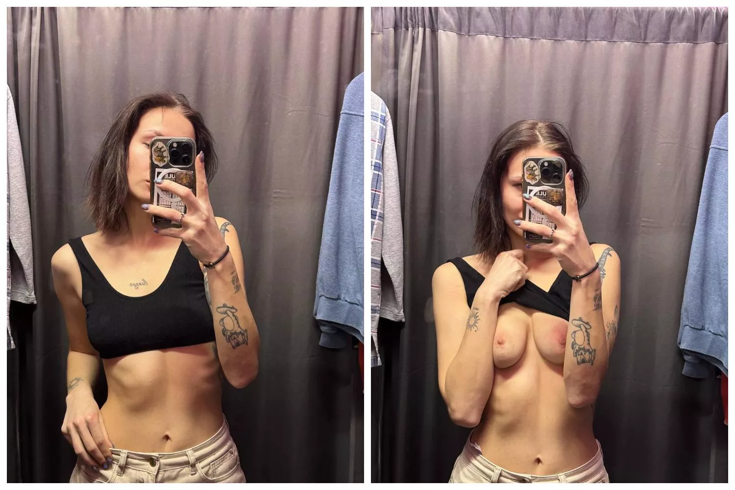 I think it's better without a top, isn't it