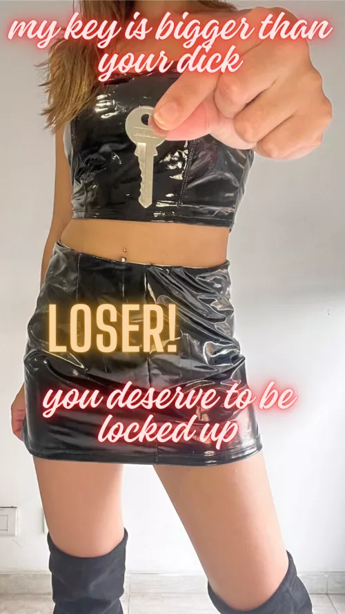 I'm going to lock you up