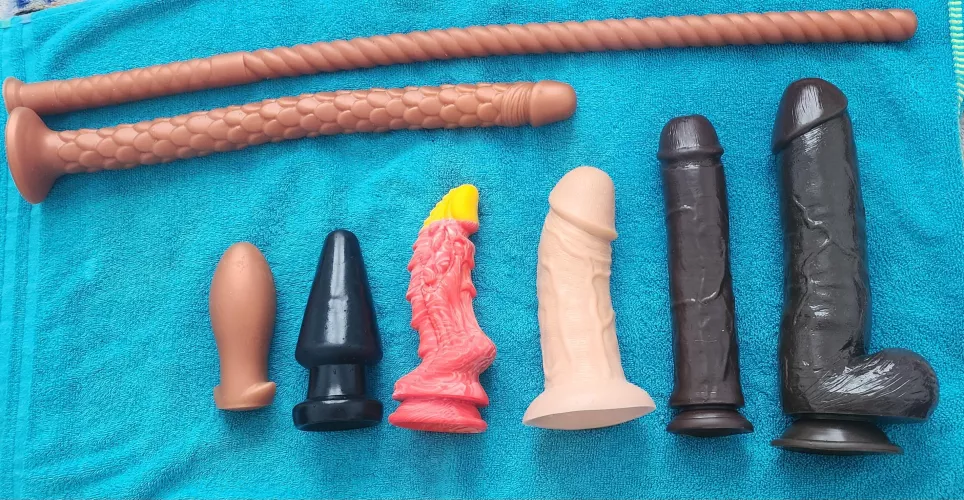 Little collection. My sluty straight ass loves them...