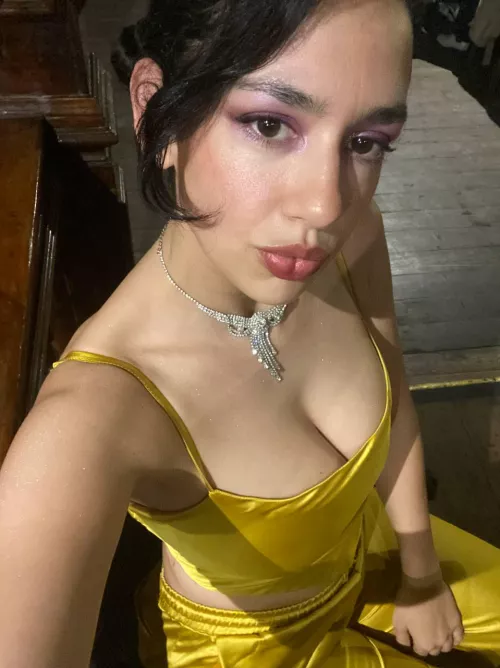 looking classy in gold