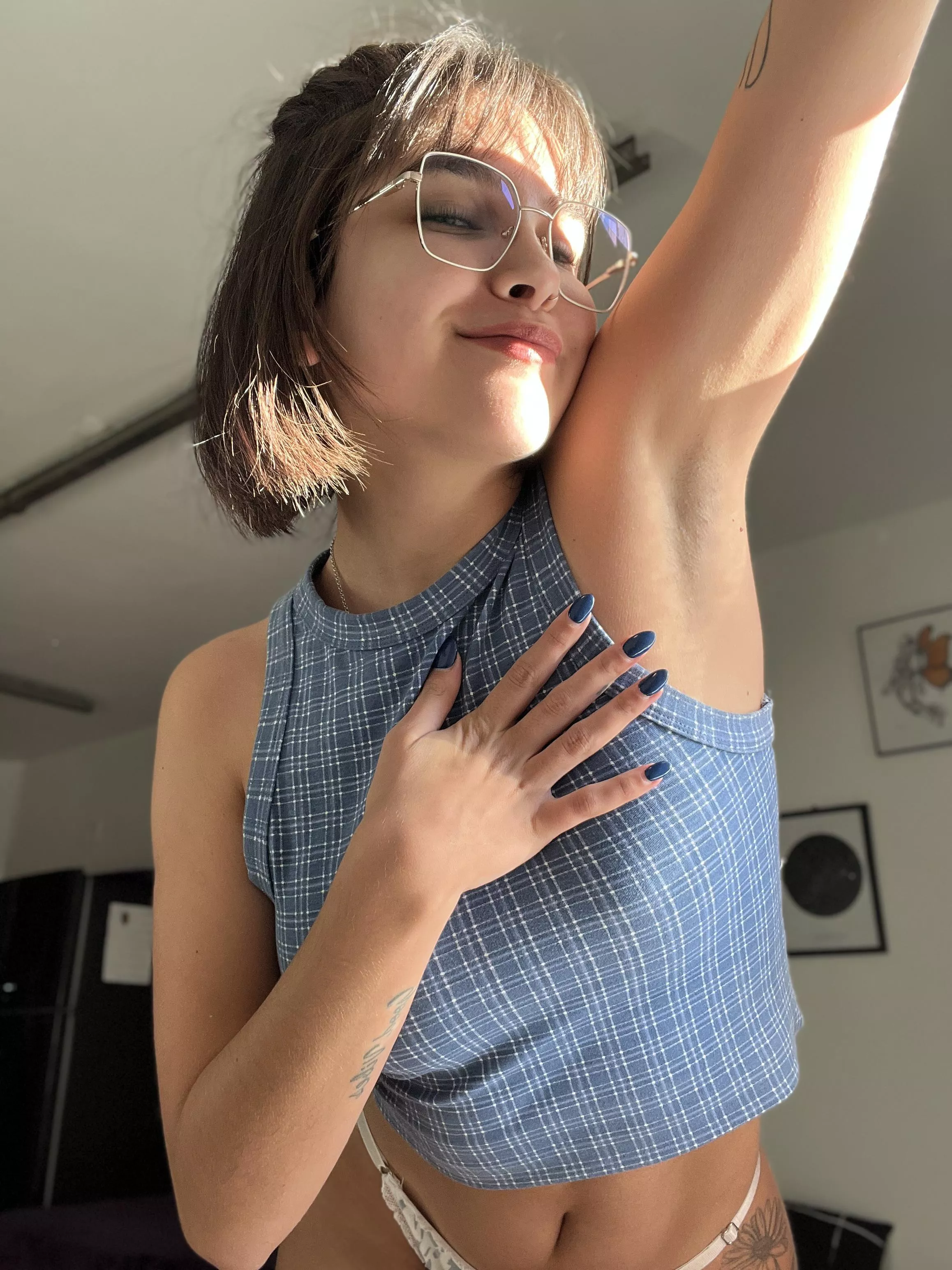 my armpits are soft for your tongue.... or your cock