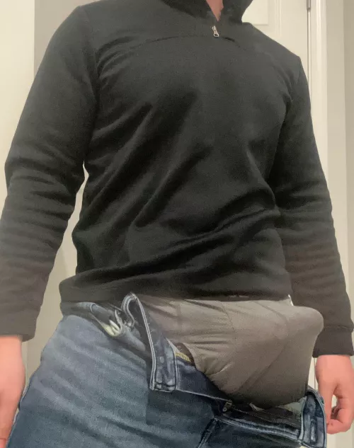 My jeans are kind of tight..