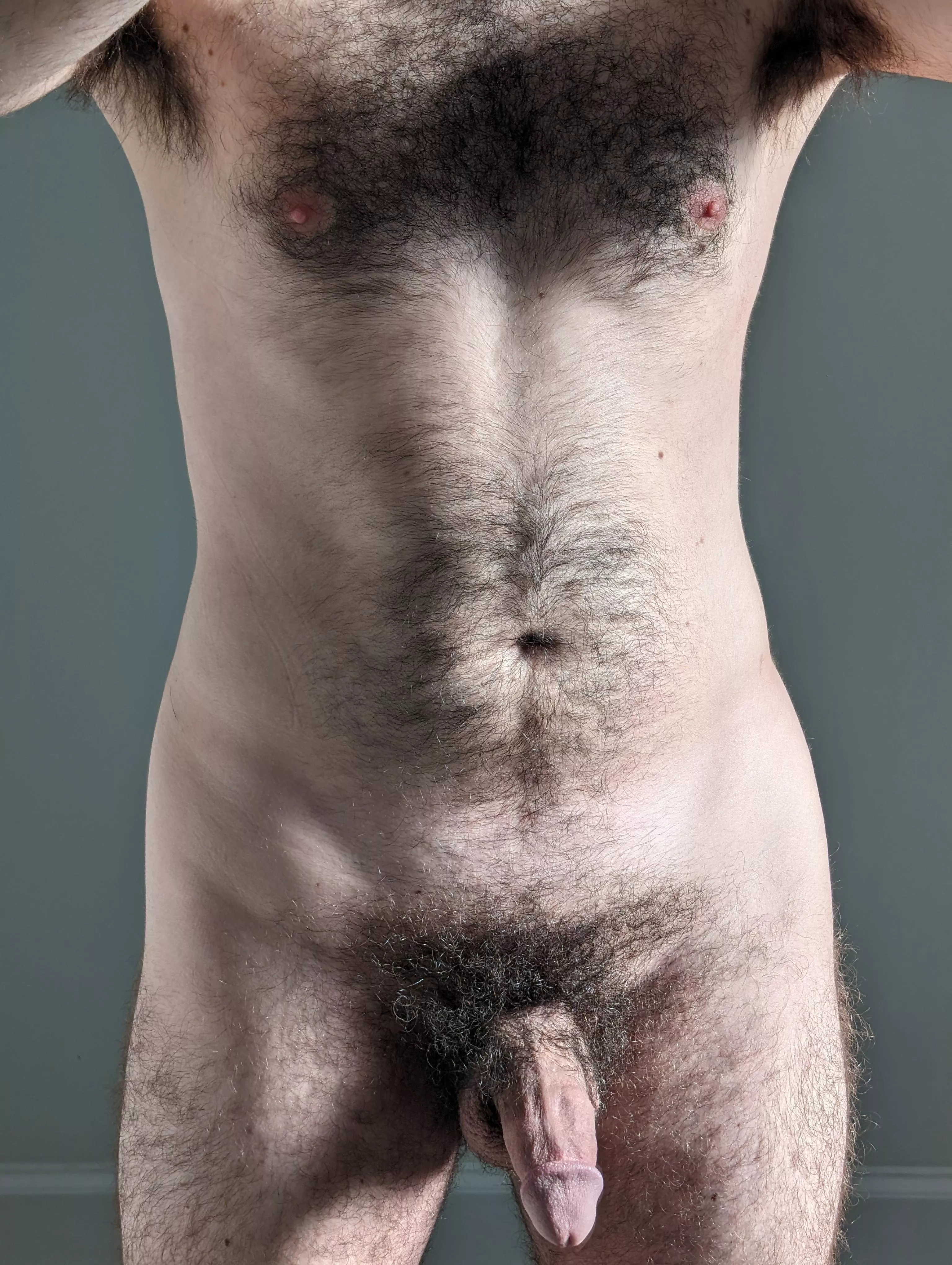 My soft penis in the morning sunlight