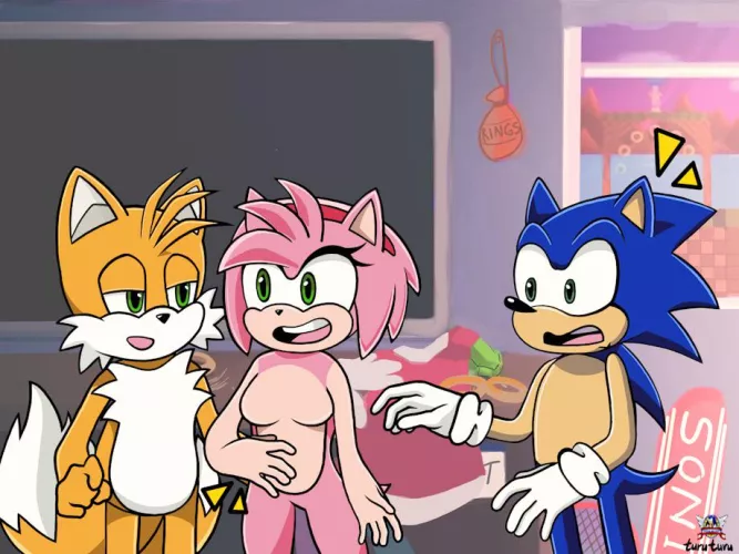 Naked Amy and Tails from YouTube channel - GottaGoFastYT (YTZOLOTOIUwU)