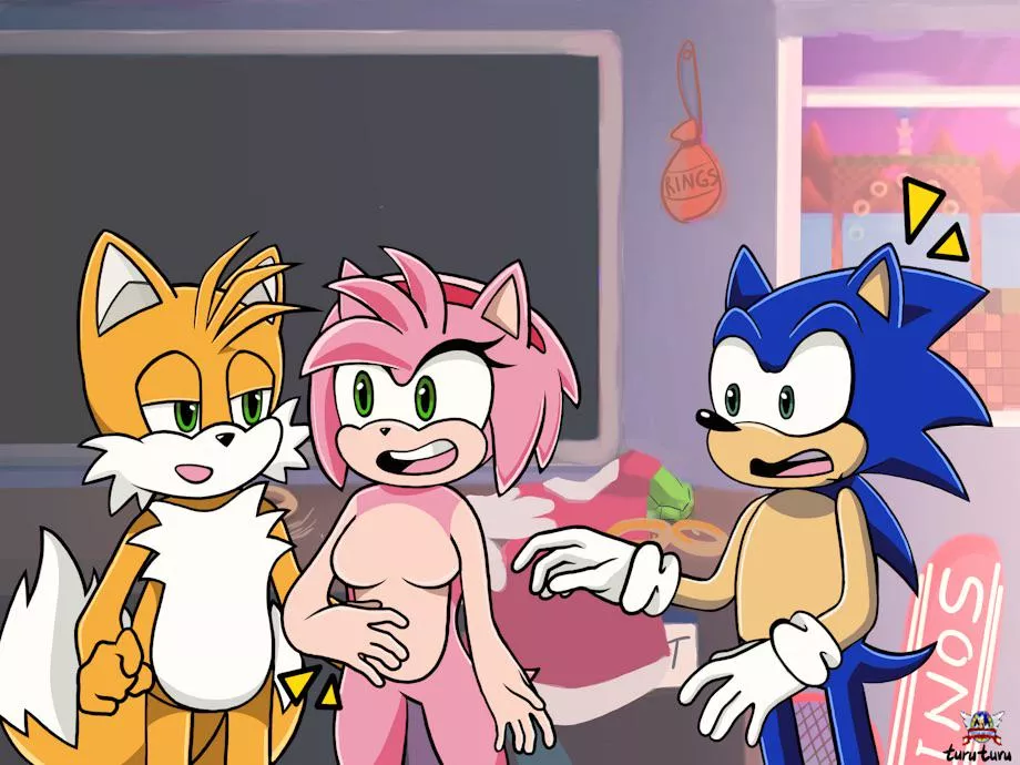 Naked Amy and Tails from YouTube channel - GottaGoFastYT (YTZOLOTOIUwU)
