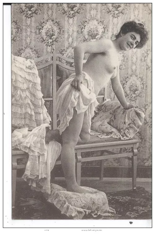 Naughty French Postcard
