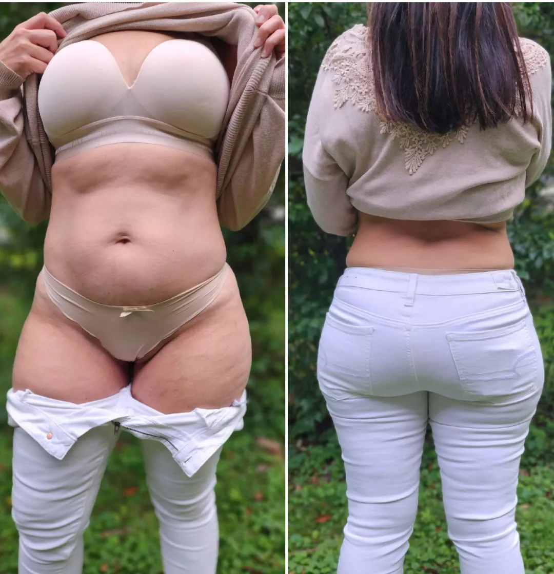 Normal everyday housewife to stroke to