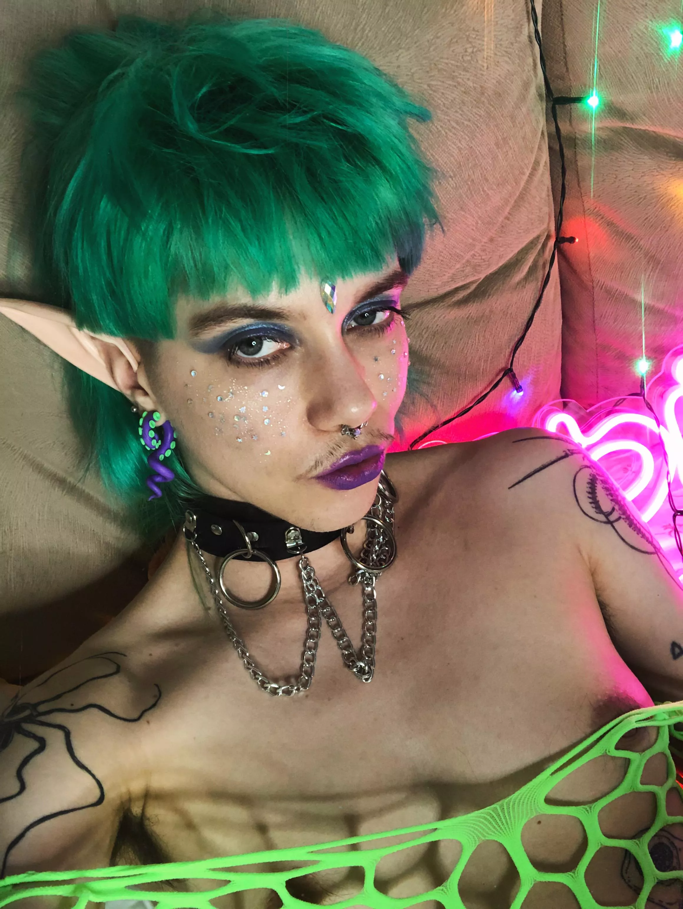  Oopsie... I hope you've noticed my cute nerdy nipples 