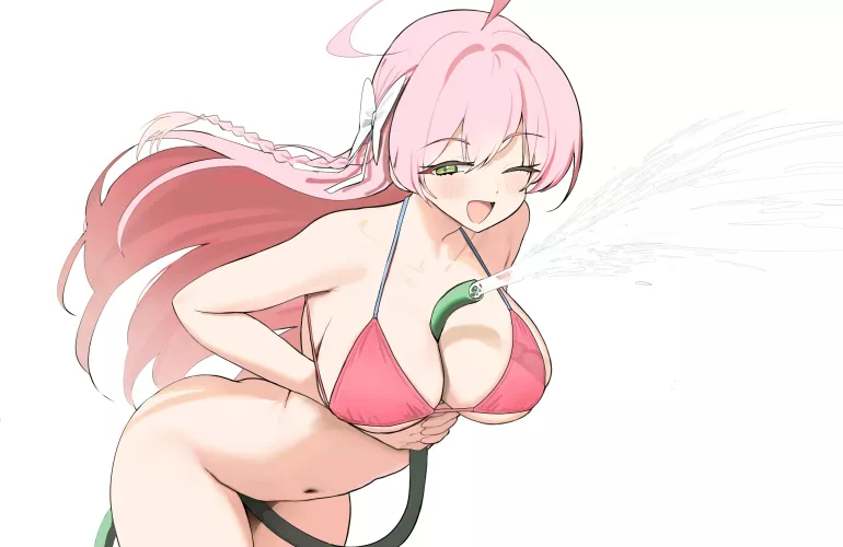 Playing around with a hose