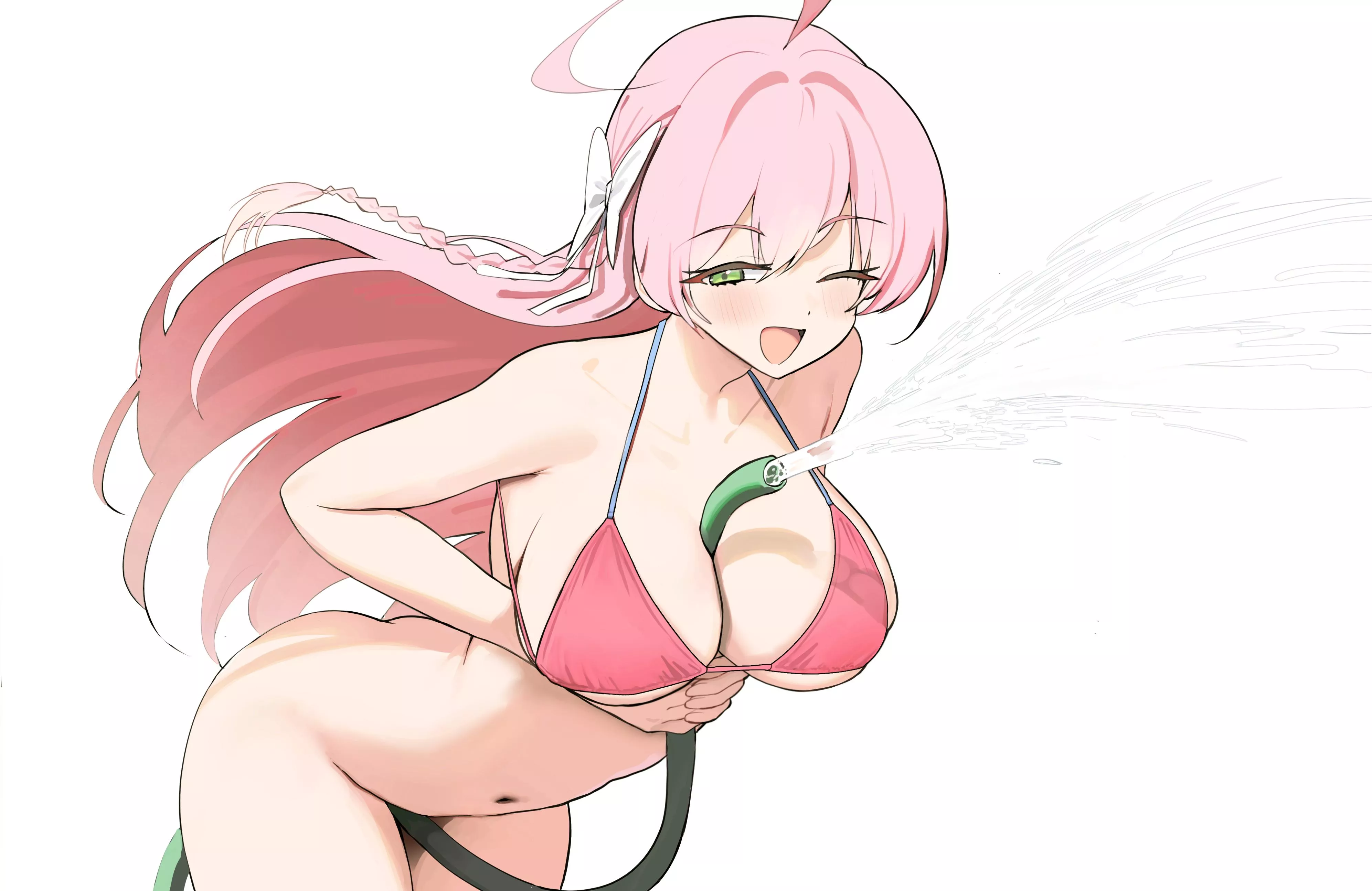 Playing around with a hose